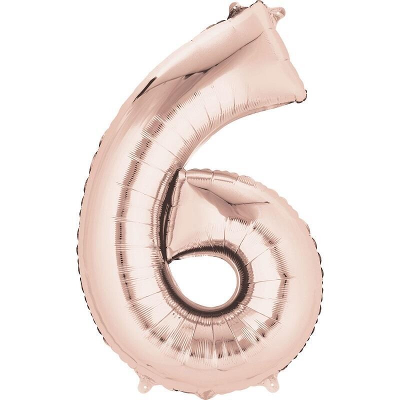 #6 Rose Gold Anagram - 34in