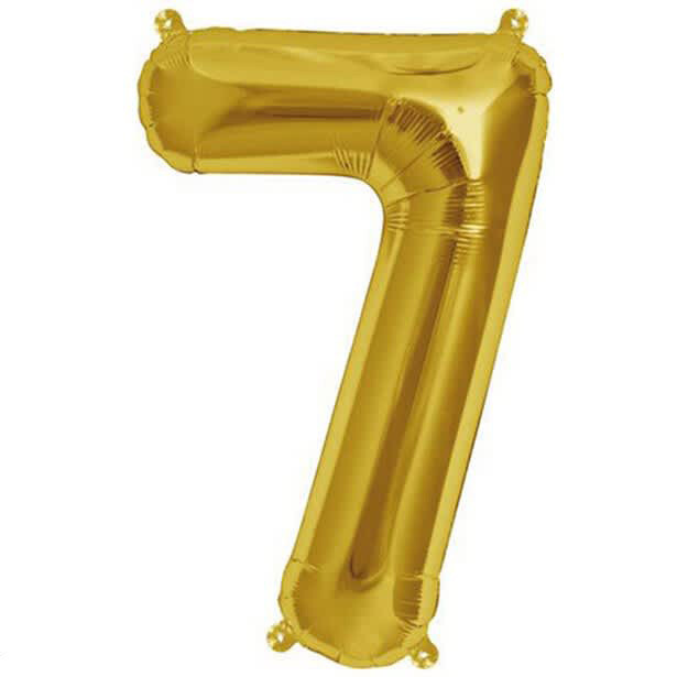 #7 Gold Anagram - 16in
