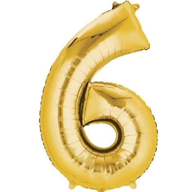 #6 Gold Anagram - 16in
