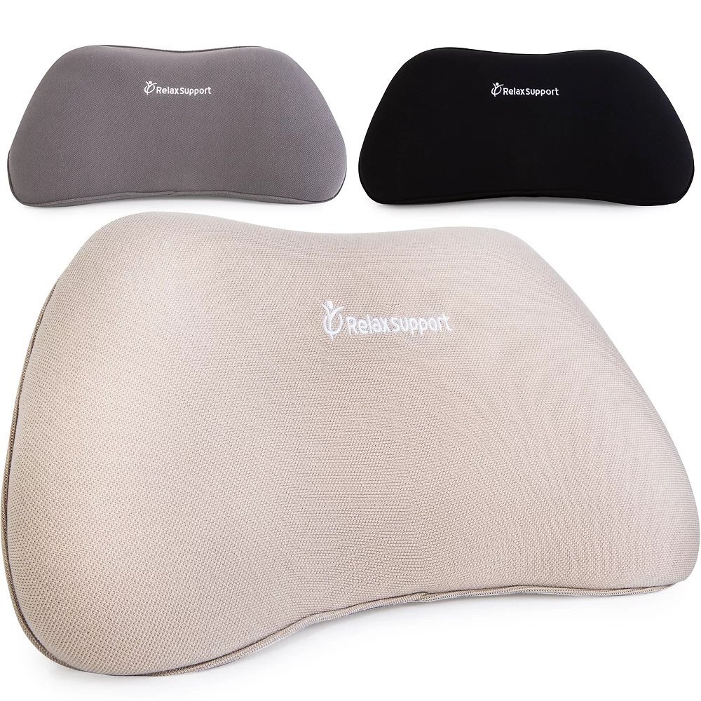 Back Support Lumbar Pillow RS1 - Upper and Lower Back for Office