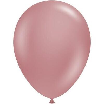Tuftex 11in Canyon Rose Latex Balloons 100ct