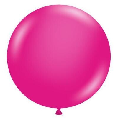 Tuftex 17in Hot Pink Latex Balloons 50ct
