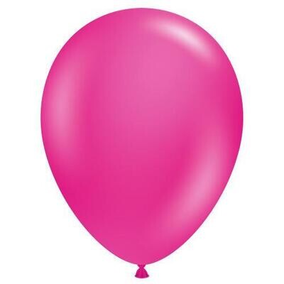 Tuftex 5in Hot Pink Latex Balloons 50ct