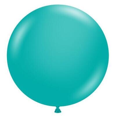 Tuftex 17in Teal Latex Balloons 50ct