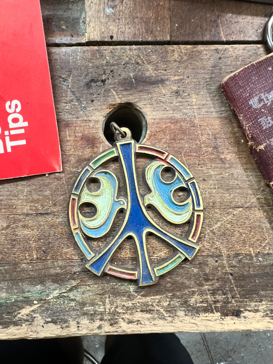 old school peace sign for workshop inspiration