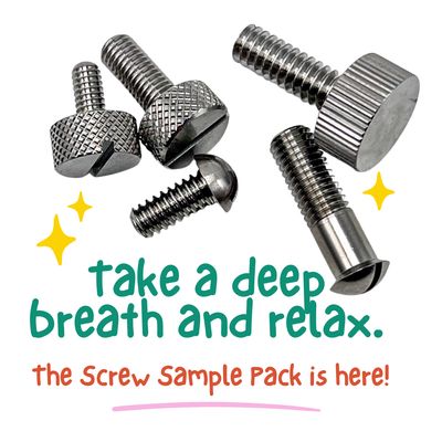 Screw Sample Pack 5 Threads
