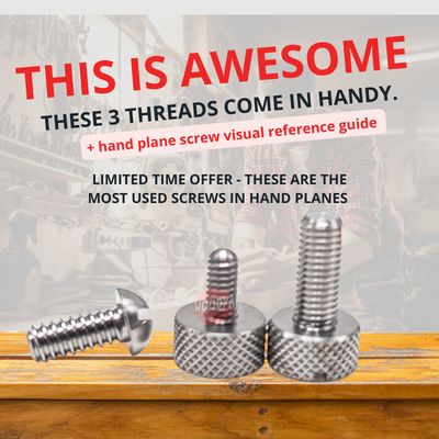 Hand Plane Screw Sample Pack
