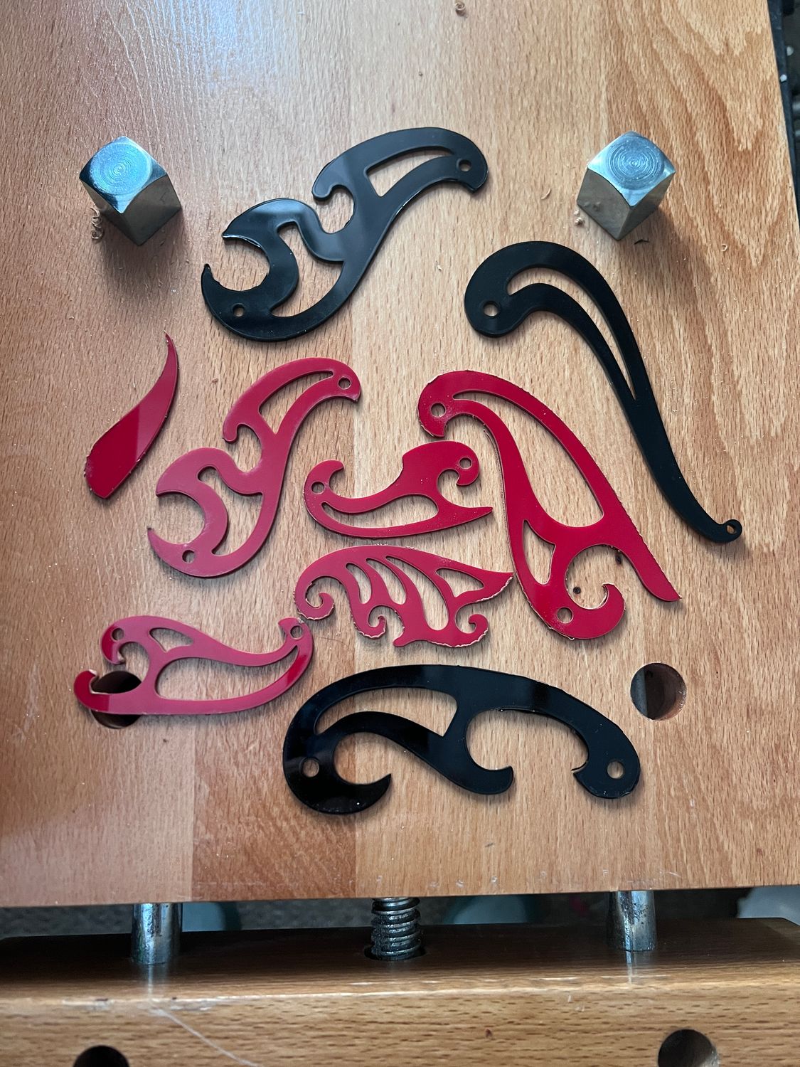 Set of 7 French Inspired Drawing Curve Templates