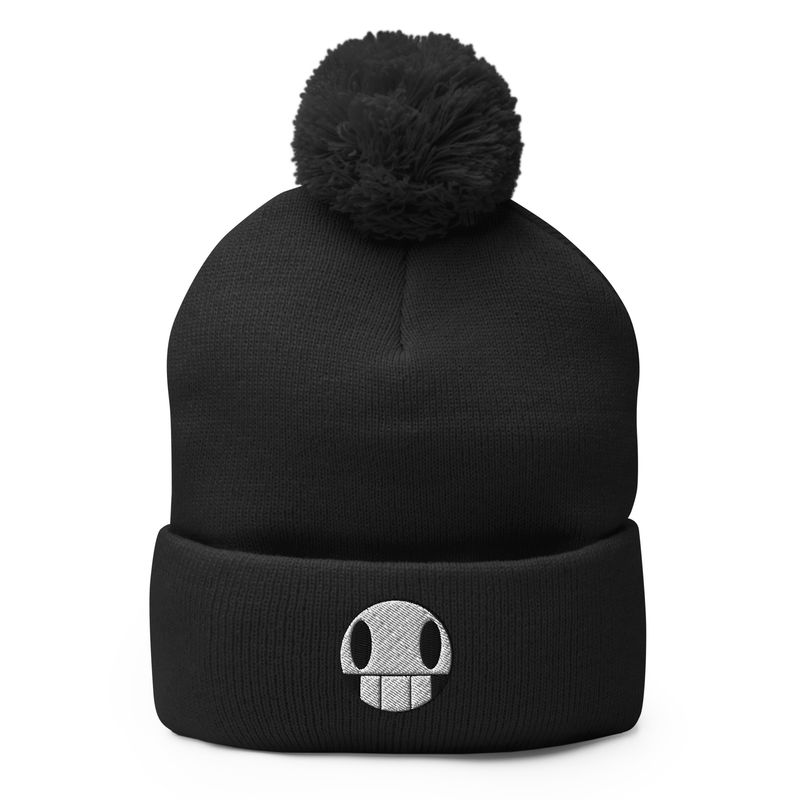 WAK Skully Pom-Pom Beanie