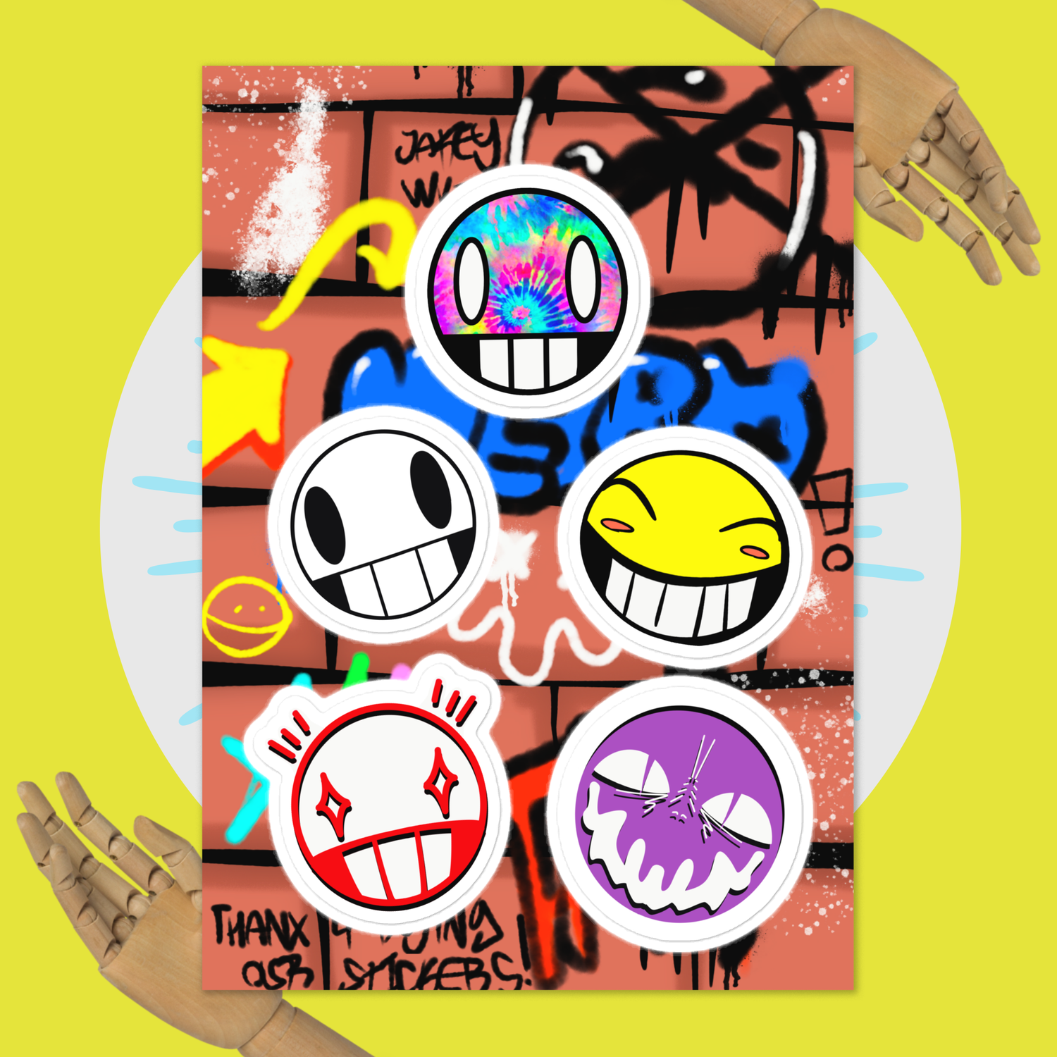 𝙒𝘼𝙆 𝙎𝙠𝙪𝙡𝙡𝙮 𝙑𝙖𝙧𝙞𝙖𝙣𝙩𝙨 𝙎𝙩𝙞𝙘𝙠𝙚𝙧 𝙎𝙝𝙚𝙚𝙩