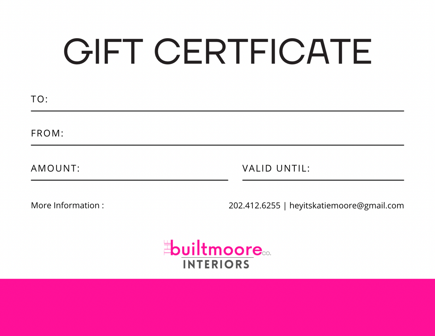 Gift Certificate