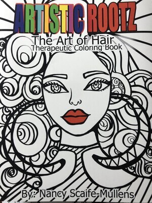 Artistic Rootz Therapeutic “The Art of Hair” Coloring Book