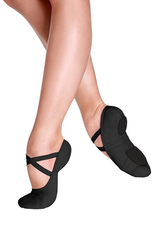 Adult Canvas Ballet Shoes SD16L BLK