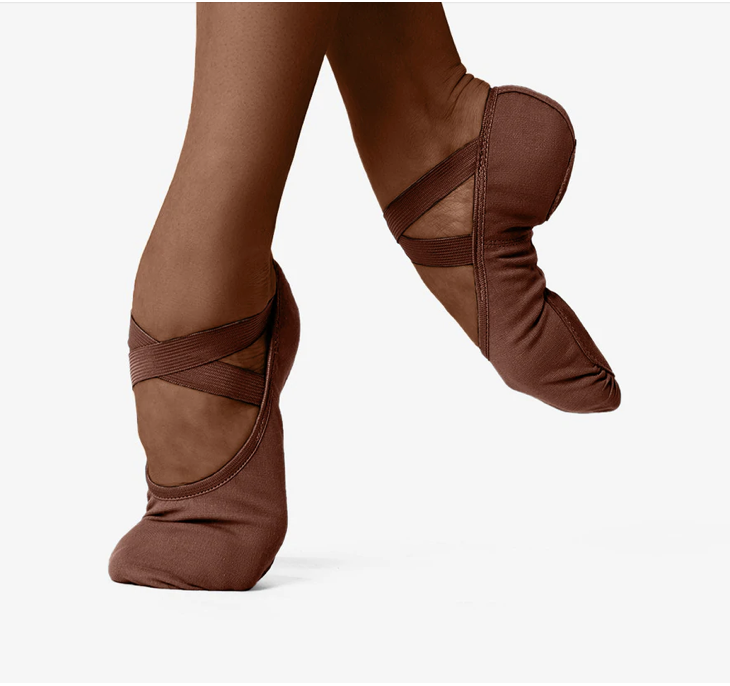 Adult Canvas Ballet Shoes SD16L MOCHA