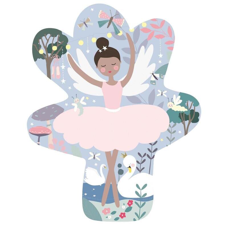 12pc Ballerina Jigsaw Puzzle