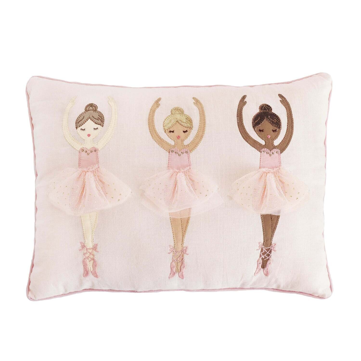Ballerina Girls Lumbar Pillow