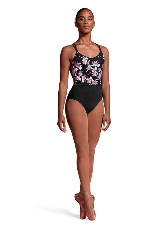 Double Strap Leotard M2174TM BLK