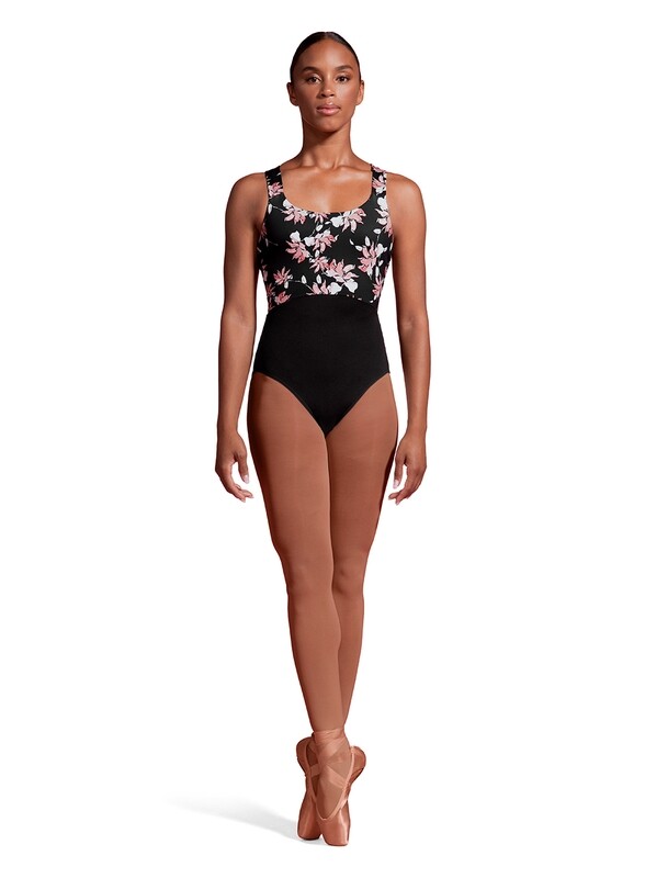 Wide Strap Leotard M3096LM BLK