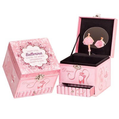 Beauty & Love Ballerina Jewelry Box