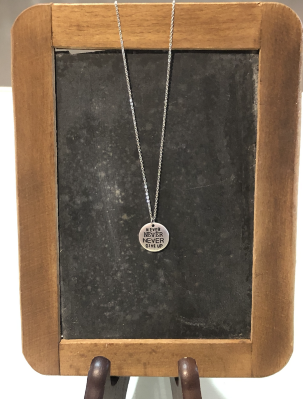 Never Give Up Necklace 170NK6280