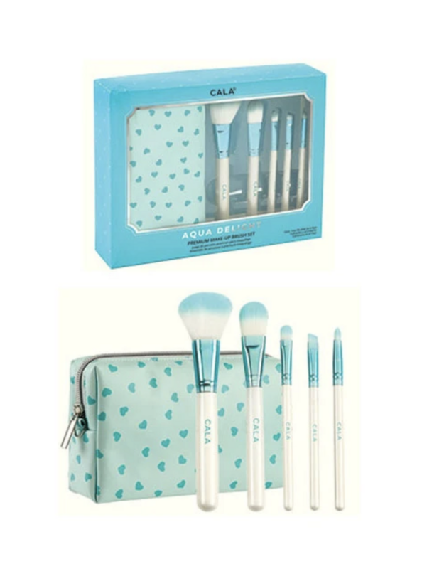 Hearts Cosmetic Brush Set LAJH76661