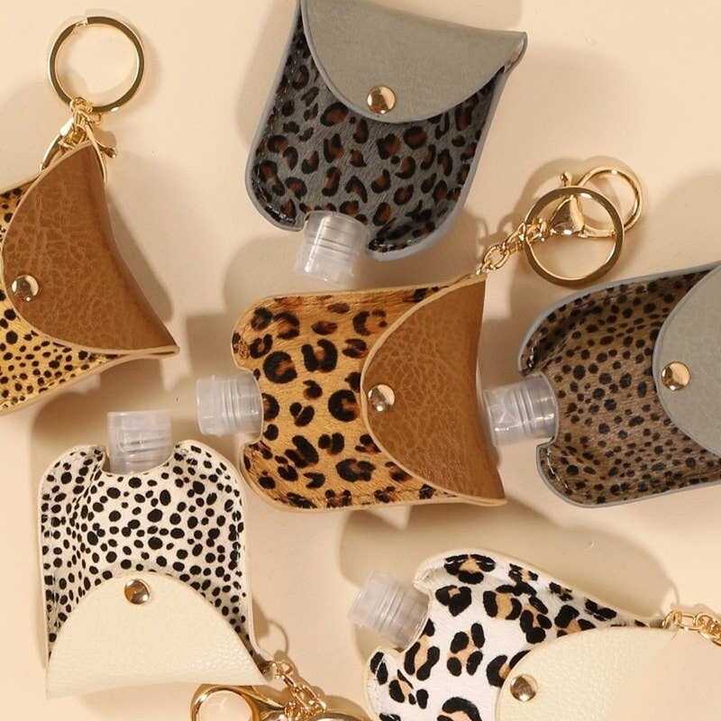 Animal Print Mini Sanitizer Holder