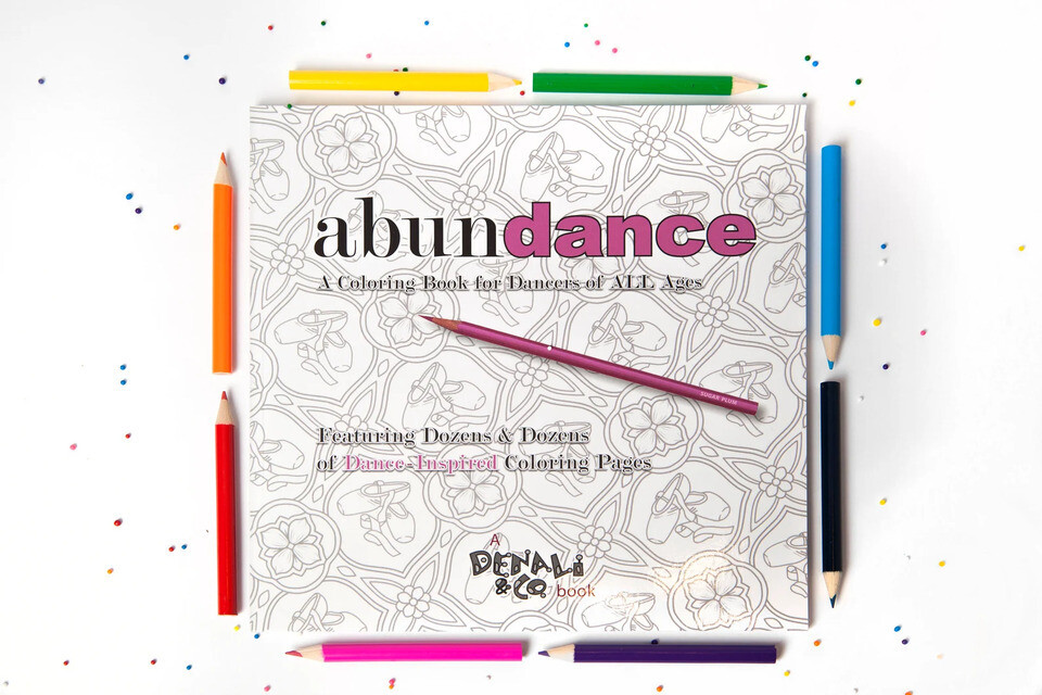 AbunDance Coloring Book/Pencils set