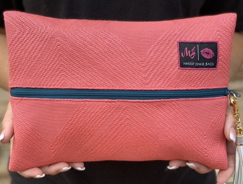 Makeup Junkie Bag - Coral Sugar