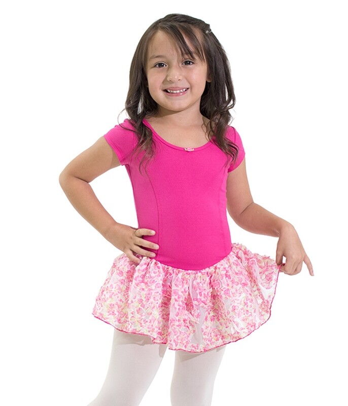 Short Sleeve Floral Tutu Dress BM9429HA