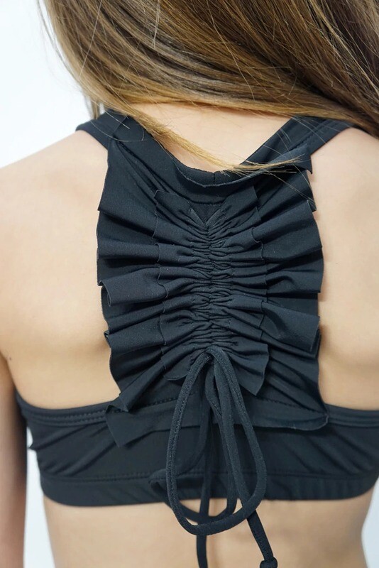 Ruched Back Bra Top 906B