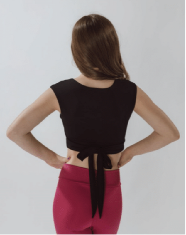 Tie Back Top 74128 Black