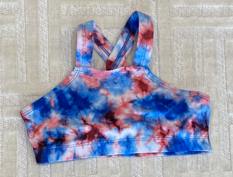 Royal/Coral Bra Top 74124