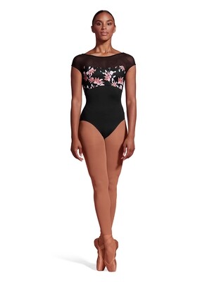 Print Leotard M5095LM BLK