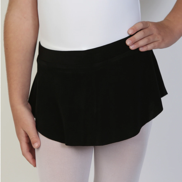 Girls Bullet Pointe Skirt - Black