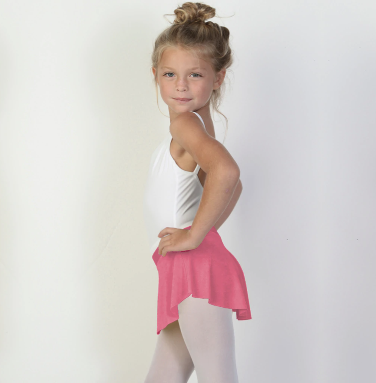 Girls Bullet Pointe Skirt - Flamingo