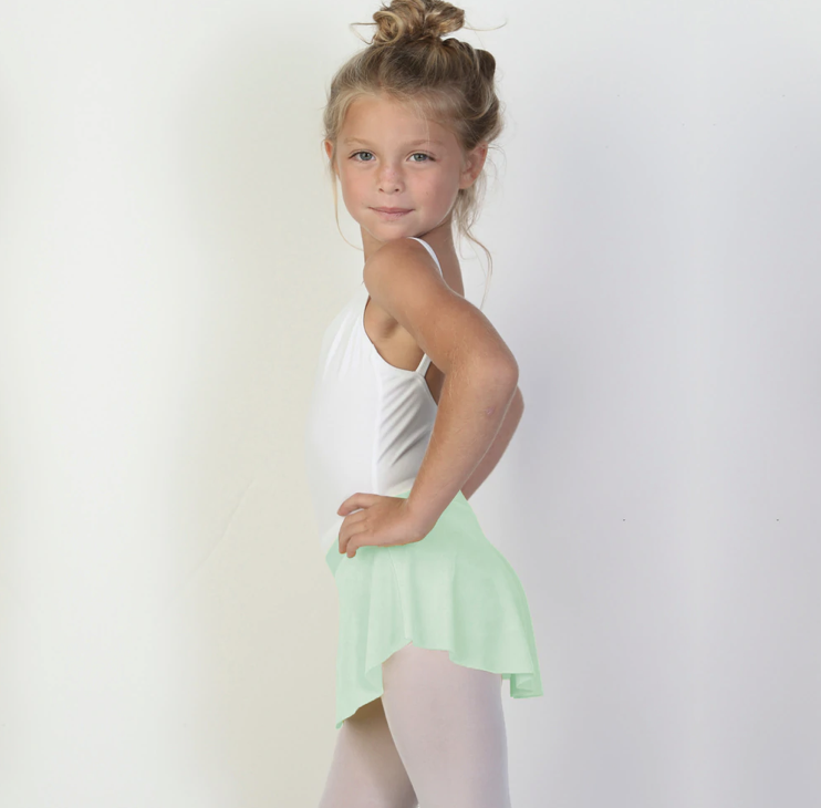 Girls Bullet Pointe Skirt - Seafoam