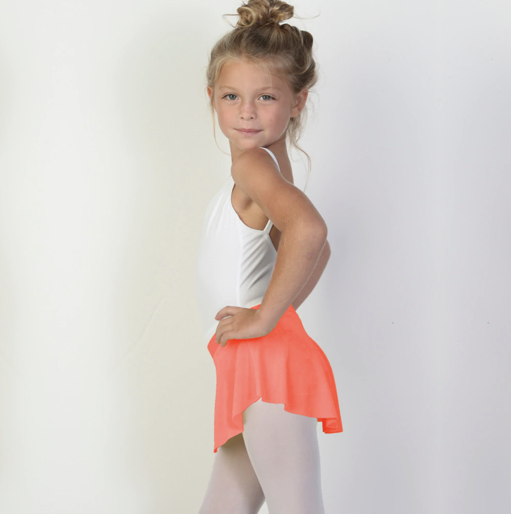 Girls Bullet Pointe Skirt - Punch