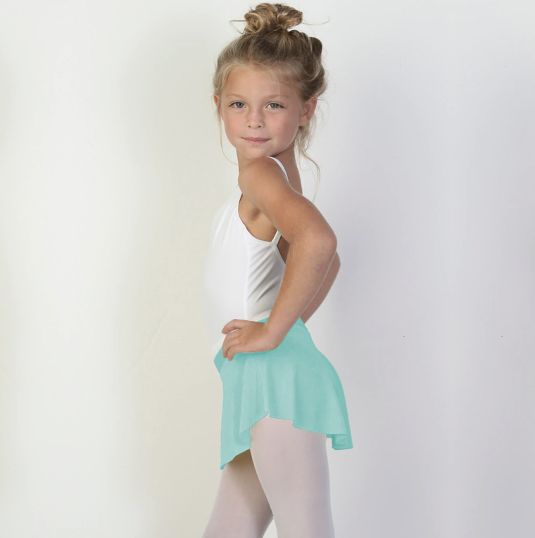 Girls Bullet Pointe Skirt - Ocean