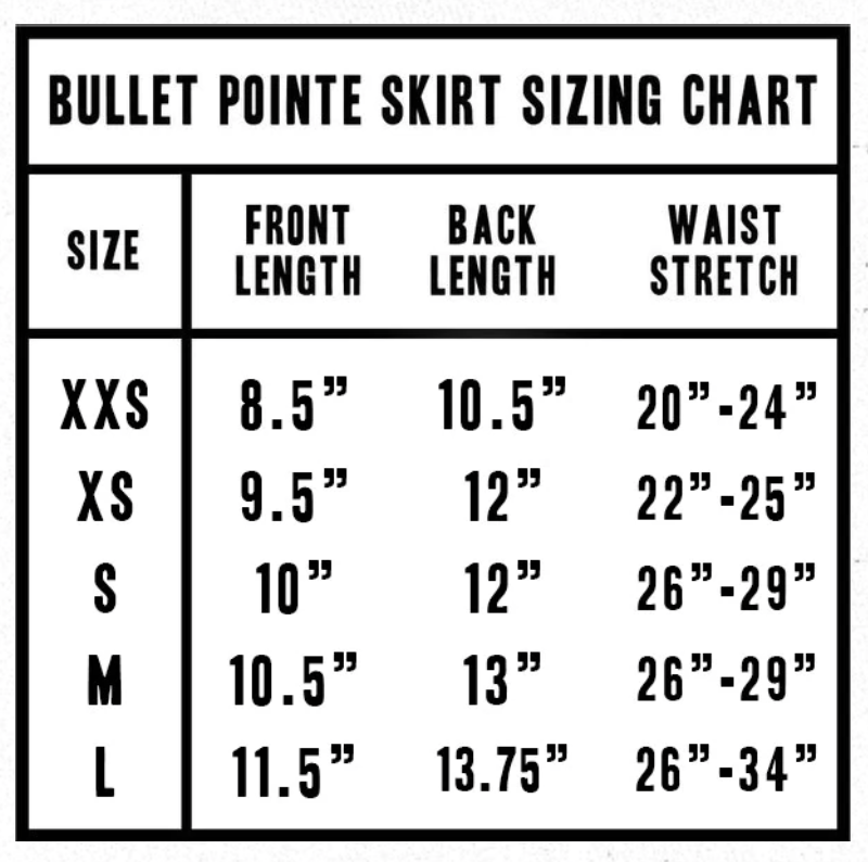 Bullet Pointe Skirt - Navy