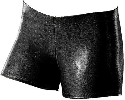 Black Metallic Shorts 1631-236