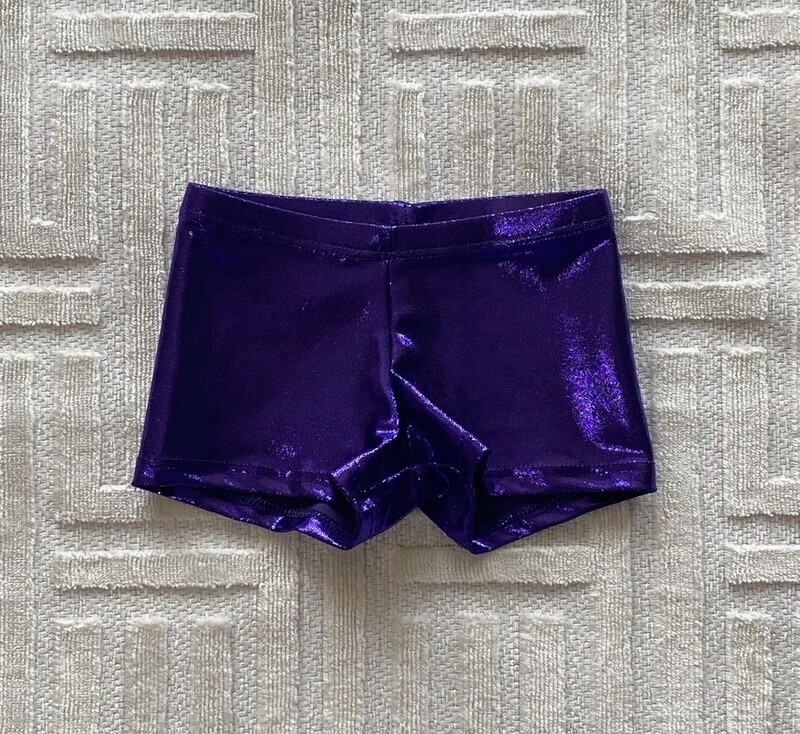 Grape Metallic Shorts 1631-234