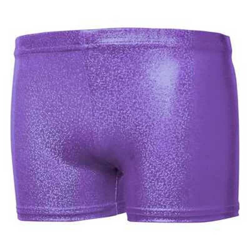 Purple Metallic Shorts 1631-202