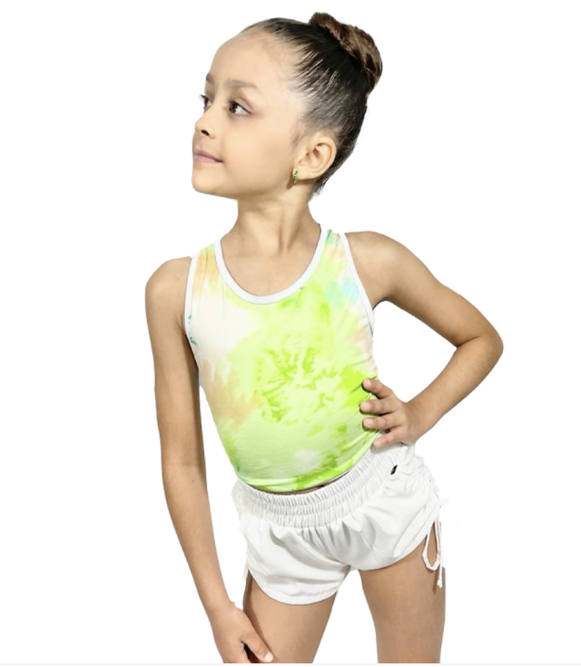 Force Top - Teal Tie Dye