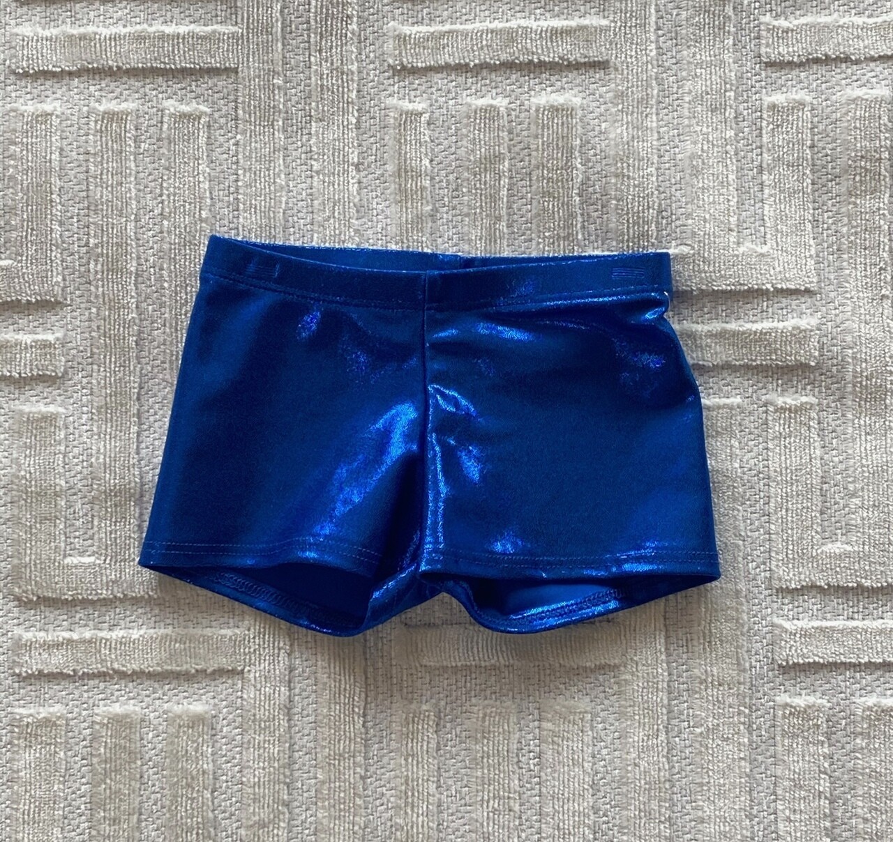 Royal Blue Metallic Shorts 1631-282