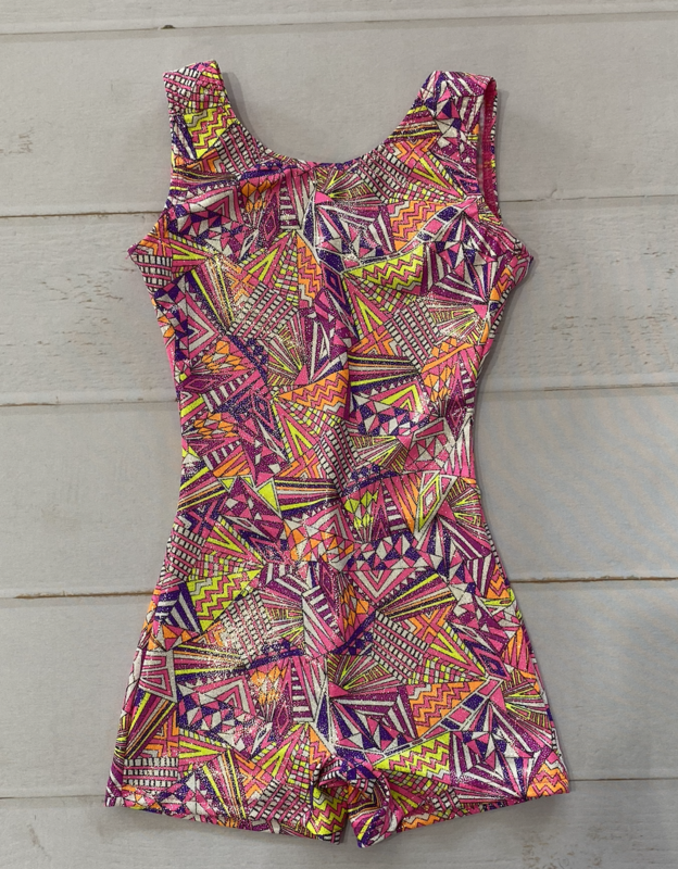 Tiki Pink Biketard 1490-271