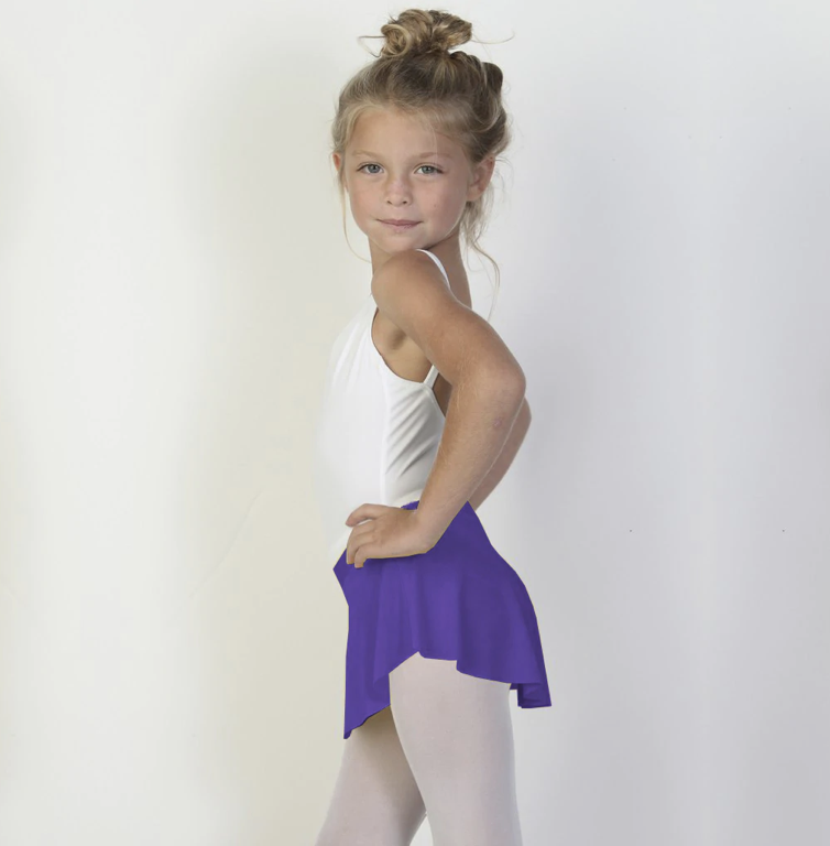 Girls Bullet Pointe Skirt - Violet