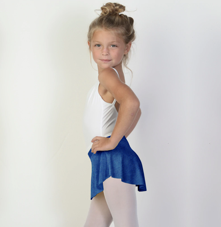 Girls Bullet Pointe Skirt - Royal  Blue