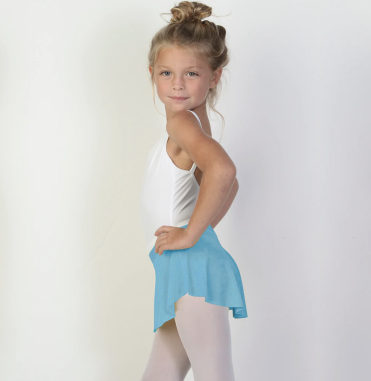 Girls Bullet Pointe Skirt - Pool