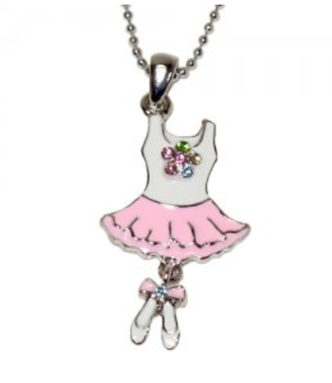 2785 Tutu N Slippers Necklace