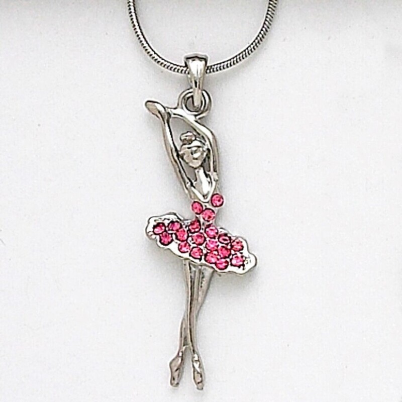 2790 Ballerina with stones PNK